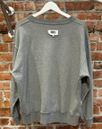MAISON MARGIELA MM6 INSIDE OUT REVERSIBLE CREWNECK ‘GREY’