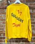 GALLERY DEPT. BOXING CREWNECK ‘YELLOW’