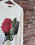 UNDERCOVER FW21 ROSE CREWNECK ‘WHITE’