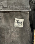 STUSSY WORKWEAR MULTI POCKET JACKET ‘WASHED BLACK’