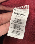 SUPREME FW22 BOX LOGO CREWNECK ‘BURGUNDY’