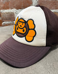 BAPE x KAWS BABY MILO TRUCKER CAP ‘BROWN/WHITE’