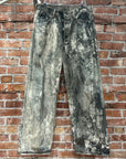 ACNE STUDIOS 1981 TROMPE SPLATTER DENIM ‘STONE’