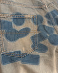 UNDERCOVER SS05 "BUT BEAUTIFUL II" DENIM SHORTS ‘MULTI’