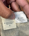 KAPITAL BONES BIG CREW SWEATSHIRT ‘GREY’