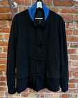 UNDERCOVER FW23 FELTED WOOL MANDARIN JACKET ‘BLACK’