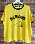 PALY HOLLYWOOD SS26 EZ RIDERS RINGER TEE ‘BLACK/YELLOW’