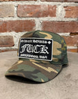 CHROME HEARTS FUCK YOU TRUCKER HAT ‘CAMO’