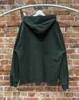 ACNE STUDIOS DRAPE OVERSIZED HOODIE ‘PINE’
