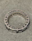 CHROME HEARTS MATTY BOY 99 EYES SPACER RING ‘SILVER’