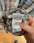 NEEDLES RIBBON CUT REBUILD FLANNEL ‘MULTI’