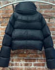 RICK OWENS FW18 SISYPHUS FUNNEL NECK PUFFER JACKET ‘BLACK’