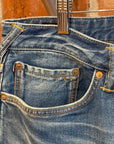 EVISU LOT 2023 GRAFFITI PRINT DENIM ‘BLUE/WHITE’