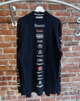BALENCIAGA FW19 MULTI-LOGO LONGSLEEVE ‘BLACK’