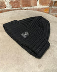 SOUTH2 WEST8 WOOL BEANIE ‘BLACK’