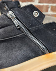RICK OWENS MAINLINE BLISTERED LEATHER ISLAND DUNKS ‘BLACK’