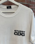 STUSSY X COMME DES GARCONS SURF TEE ‘WHITE’