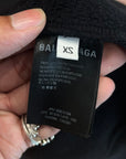 BALENCIAGA SS20 FREEMASON SOCIETY HOODIE ‘BLACK’