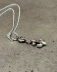 CHROME HEARTS FLEUR CROSSBALL NECKLACE ‘SILVER’