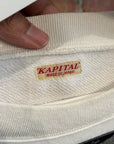 KAPITAL REVERED GOROS CREWNECK ‘WHITE’