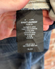 SAINT LAURENT AW16 UNIVERSITÉ PATCH D02 DENIM ‘BLUE’