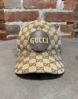 GUCCI MONOGRAM CANVAS BASEBALL CAP ‘SAND’