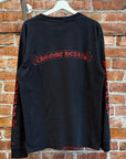 CHROME HEARTS VINTAGE SPELLOUT POCKET LONGSLEEVE ‘BLACK/RED’