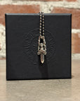 CHROME HEARTS ZIPPER DAGGER NECKLACE ‘SILVER’