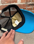 KAPITAL DENIM MEN LOVES CATS TRUCKER HAT ‘BLUE’