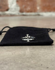 CHROME HEARTS CROSS BUBBLE GUM RING ‘SILVER’