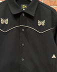 NEEDLES WESTERN SHIRT JACKET ‘BLACK/SILVER’