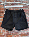 RICK OWENS MAINLINE BOXING SHORTS ‘BLACK