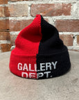 GALLERY DEPT. TOPANGA SPLIT BEANIE ‘BLACK/RED’