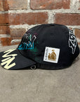 LANVIN PUNK GRAFFITI PRINT CAP ‘BLACK’