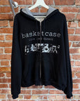 BASKETCASE LIVE AND DIRECT THERMAL LINED ZIP HOODIE ‘BLACK’