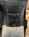 SAINT LAURENT FW13 SUEDE WYATT HARNESS BOOTS ‘BLACK’