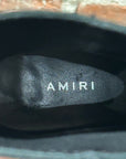 AMIRI BACKZIP ANKLE BOOTS ‘BLACK’