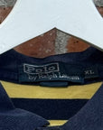RALPH LAUREN STRIPED POLO SHIRT ‘YELLOW’