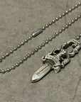 CHROME HEARTS NO. 10 DAGGER NECKLACE ‘SILVER’