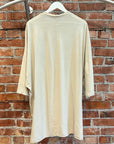 RICK OWENS SS23 EDFU OVERSIZED TOMMY TEE ‘MILK’