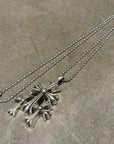CHROME HEARTS SMALL TRIPLE CROSS NECKLACE ‘SILVER’