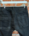 RICK OWENS DRKSHDW MEMPHIS CUT JEANS (32) ‘BLACK’