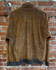 CHRISTIAN DIOR 1980s VINTAGE VELVET ZIP JACKET ‘BROWN’