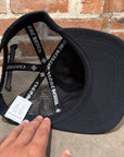 CHROME HEARTS TRIPLE PONY HAIR CROSS PATCH TRUCKER ‘BLACK’