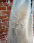UNDERCOVER SS05 "BUT BEAUTIFUL II" DENIM SHORTS ‘MULTI’