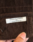 ENGINEERED GARMENTS X TOTEM CORDUROY PANTS ‘BROWN’