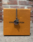 LOUIS VUITTON MEDALLION & LOGO NECKLACE ‘SILVER’