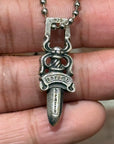 CHROME HEARTS MODERN DAGGER NECKLACE ‘SILVER’