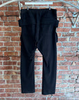 RICK OWENS RIG CREATCH CARGO SWEATPANTS ‘BLACK’