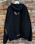 CHROME HEARTS T-BAR FLORAL PULLOVER HOODIE ‘BLACK’